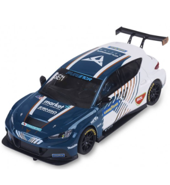 Cupra slot car, coche scalextric advance, gené racing, TCR eléctrico slot