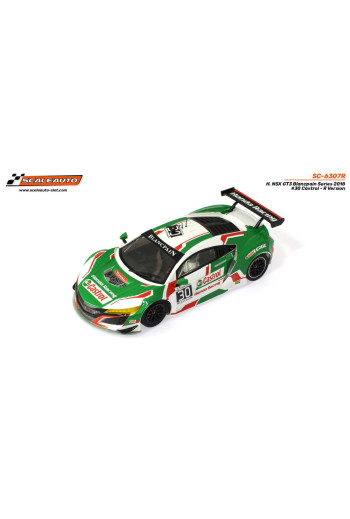 Honda NSX GT3 Blancpain Series Castrol Scaleauto Slot Maxi
