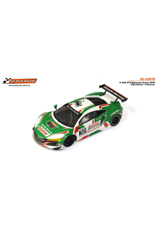 Honda NSX GT3 Blancpain Series Castrol Scaleauto Slot Maxi Honda NSX GT3 Blancpain Series Castrol Scaleauto Slot Maxi