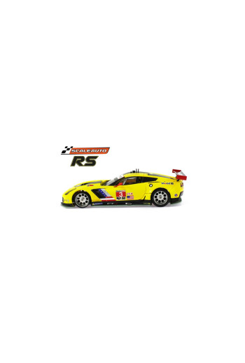 Corvette C7R Daytona 2016 Scaleauto Slot Suspensión Lexán