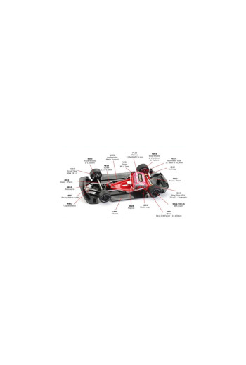 Mercedes AMG GT3 EVO Kit Blanco AW NSR Slot 1:32