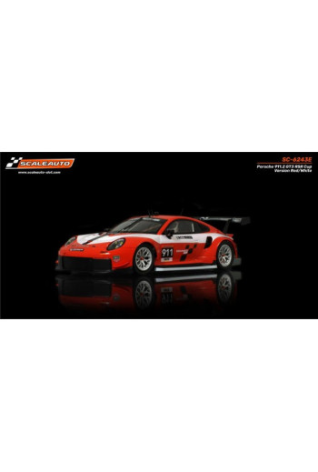 Porsche 991.2 RSR GT3 Cup Rojo Blanco Scaleauto Slot