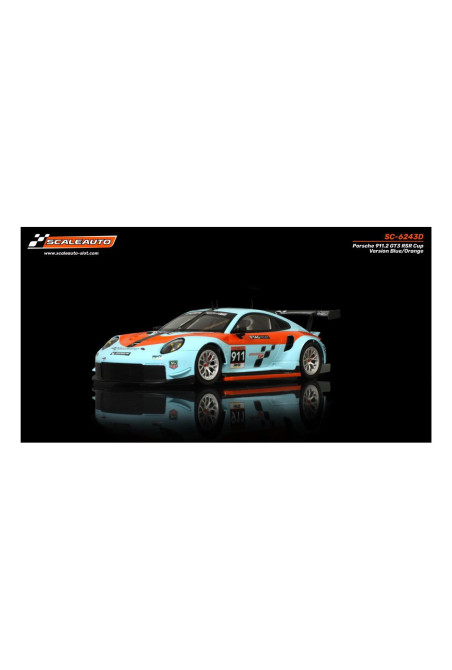 Porsche 991.2 RSR GT3 Cup Azul Naranja Scaleauto Slot