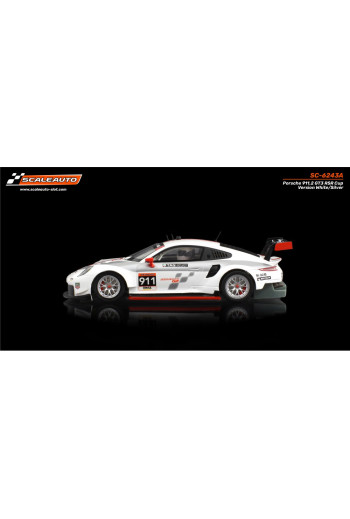 Porsche 991.2 RSR GT3 Cup Blanco Plata Scaleauto Slot