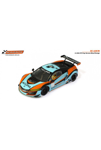 Honda NSX GT3 Cup Azul Naranja Scaleauto Slot 1:32