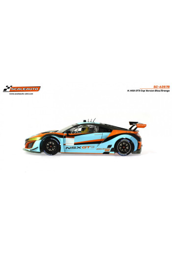 Honda NSX GT3 Cup Azul Naranja Scaleauto Slot 1:32