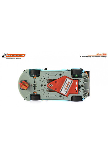 Honda NSX GT3 Cup Azul Naranja Scaleauto Slot 1:32