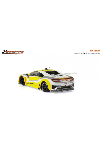 Honda NSX GT3 Cup Amarillo Blanco Scaleauto Slot